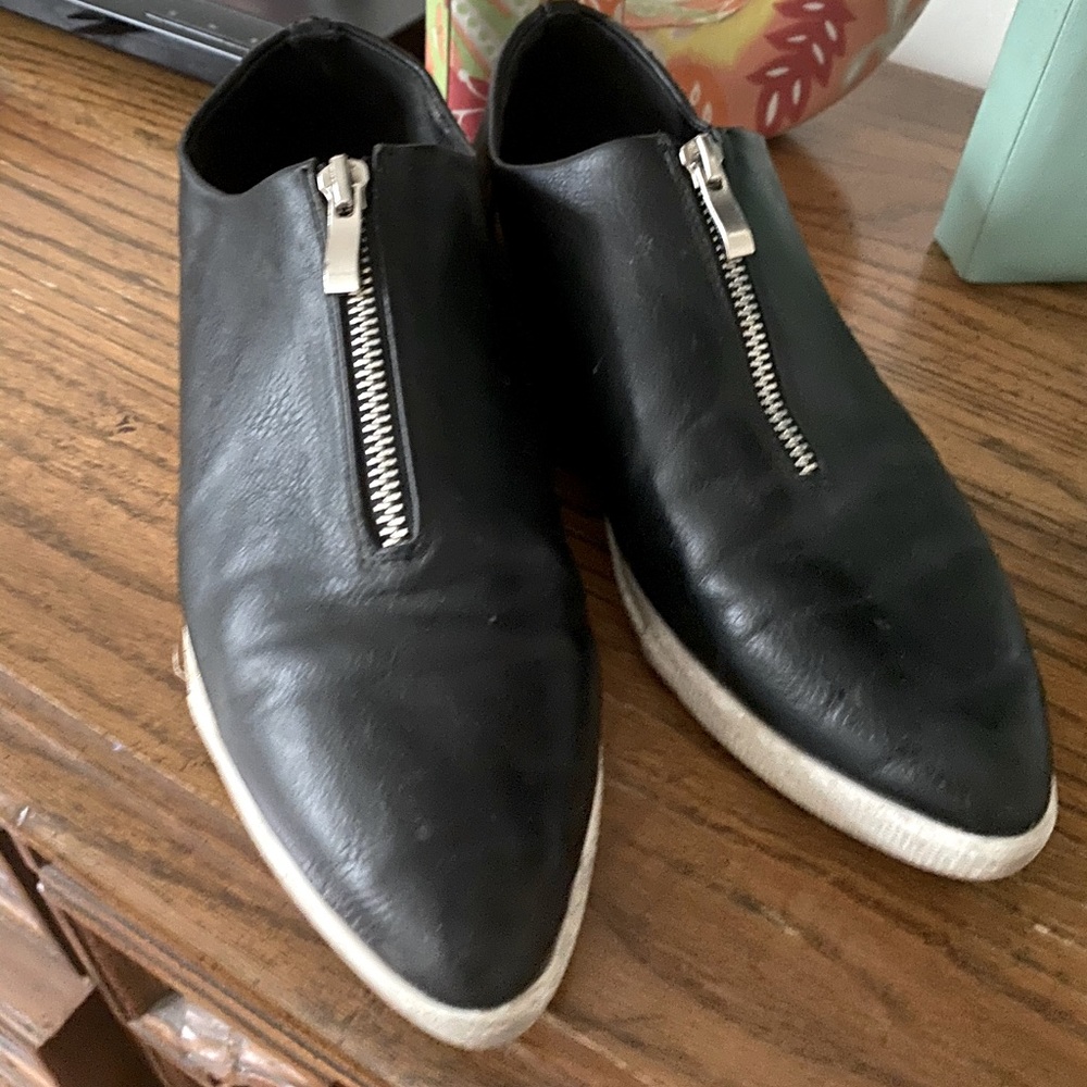 Black sneakers
